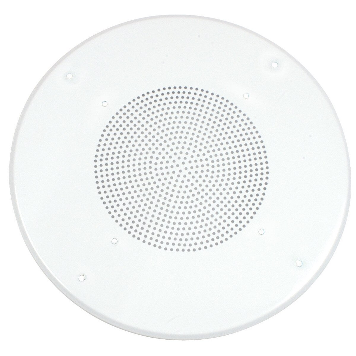 Parts Express White Round Commercial Ceiling Speaker Grill for 8" Speaker